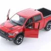 2019 Dodge Ram 1500 Crew Cab Rebel Pickup Truck, Red - Showcasts 79358R - 1/24 Scale Diecast Car -Cars Sales 79358R SHO 2019 Ram 1500 Crew Cab Rebel 124 1 AZ 06108.1591922420.386.513