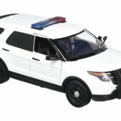 Motor Max 2015 Ford Unmarked Interceptor Utility W/Lights And Sounds 79535 - 1/24 Scale Diecast Model Toy Car