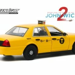ModelToyCars 2008 Ford Crown Victoria, John Wick - Greenlight 84113 - 1/24 Scale Diecast Model Toy Car