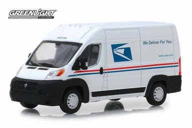 Greenlight 2018 Dodge Ram ProMaster 2500 Cargo Van High Roof(USPS - 86154 - 1/43 Scale Diecast Model Toy Car 3 Greenlight 2018 Dodge Ram ProMaster 2500 Cargo Van High Roof(USPS - 86154 - 1/43 Scale Diecast Model Toy Car