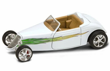 Lucky Road Signature 1933 Ford Convertible, White - Road Signature 92838 - 1/18 Scale Diecast Model Toy Car 3 Lucky Road Signature 1933 Ford Convertible, White - Road Signature 92838 - 1/18 Scale Diecast Model Toy Car