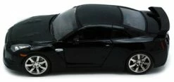 2009 Nissan GT-R, Black - Jada Toys 96811 - 1/24 Scale Diecast Model Toy Car