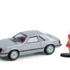 Greenlight 1979 Ford Mustang Coupe Ghia And Woman In A Dress Figurine, 97120B/48 1/64 Scale Diecast Car -Cars Sales 97120B 48 GL The Hobby Shop Series 12 164 1 38806.1650414628.386.513