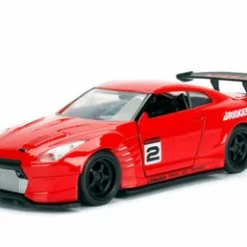 Jada Toys 2009 Nissan GT-R Ben Sopra Hard Top, Red - Jada 98574WA1 - 1/32 Scale Diecast Model Toy Car