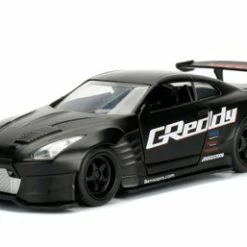 Jada Toys 2009 Nissan GT-R Ben Sopra Hard Top, Black - Jada 98574WA1 - 1/32 Scale Diecast Model Toy Car