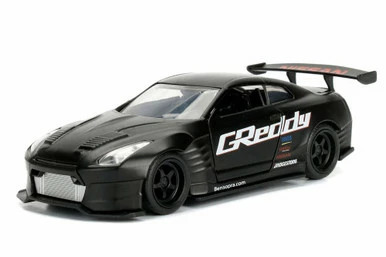Jada Toys 2009 Nissan GT-R Ben Sopra Hard Top, Black - Jada 98574WA1 - 1/32 Scale Diecast Model Toy Car 3 Jada Toys 2009 Nissan GT-R Ben Sopra Hard Top, Black - Jada 98574WA1 - 1/32 Scale Diecast Model Toy Car