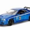 Jada Toys 2002 Nissan Skyline GT-R, Blue - Jada 99136WA1 - 1/32 Scale Diecast Model Toy Car 1 Jada Toys 2002 Nissan Skyline GT-R, Blue - Jada 99136WA1 - 1/32 Scale Diecast Model Toy Car -Cars Sales 99136WA1 JADA BLUE 2002 Nissan Skyline GT R 1 AZ th 19637.1596666542.386.513