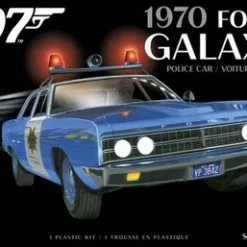 1970 Ford Galaxie Police Car, James Bond 007 - AMT AMT1172M/12 - 1/25 Scale Plastic Model Kit