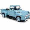 1956 Ford F-100 Mild Custom Pickup Truck, Diamond Blue - Auto World 1/18 Scale Diecast Car -Cars Sales AW290 R2 1956 Ford F100 Custom Pickup Truck 118 1 09007.1650042972.386.513