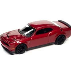 2018 Dodge Challenger Hellcat, Redline Tricoat Poly Red - Auto World AWSP088/24A - 1/64 Diecast Car