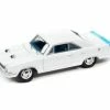 1970 Dodge Dart Swinger 340, White - Johnny Lightning JLSP176/24A - 1/64 Scale Diecast Model Toy Car -Cars Sales JLSP176 24A R2 JL Muscle Cars USA 2021 R3 1970 Dodge Dart Swinger 164 1 90596.1645724432.386.513