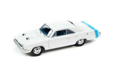 1970 Dodge Dart Swinger 340, White - Johnny Lightning JLSP176/24A - 1/64 Scale Diecast Model Toy Car 3 1970 Dodge Dart Swinger 340, White - Johnny Lightning JLSP176/24A - 1/64 Scale Diecast Model Toy Car