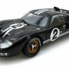 Shelby Collectibles 1966 Ford GT-40 MK II #2, Black W/ Silver Stripes - Shelby SC408 - 1/18 Scale Diecast Model Toy Car