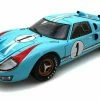 Shelby Collectibles 1966 Ford GT-40 MK II #1, Gulf Blue W/ White Stripes - Shelby SC411 - 1/18 Scale Diecast Car -Cars Sales SC411 SBY BLUE 1966 Ford GT 40 MK II 1 Diecast Model Toy car AZ 05462.1610383279.386.513