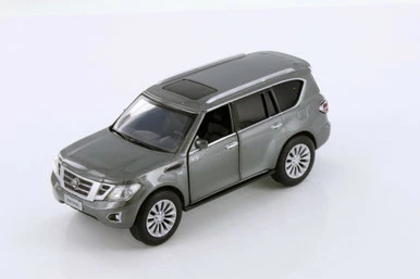 Nissan Patrol Y62, Gray - Tayumo TM15215GY - 1/36 Scale Diecast Model Toy Car 3 Nissan Patrol Y62, Gray - Tayumo TM15215GY - 1/36 Scale Diecast Model Toy Car