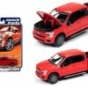 2019 Ford F-150 Lariat, Red - Auto World AWSP041/24B - 1/64 Scale Diecast Model Toy Car