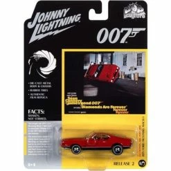 ModelToyCars 1971 Ford Mustang Mach 1, James Bond 007 JLSP126/24 - 1/64 Scale Diecast Model Toy Car