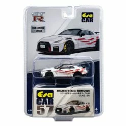 2020 Nissan GT-R R35 Nismo, White - Era Car NS21GTRRN57 - 1/64 Scale Diecast Model Toy Car