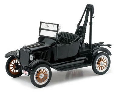 1923 Ford Model T Tow Truck, Black - New Ray SS-55083A - 1/32 Scale Diecast Model Toy Car 2 1923 Ford Model T Tow Truck, Black - New Ray SS-55083A - 1/32 Scale Diecast Model Toy Car