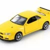 Nissan Skyline GT-R34 V Spec II, Yellow - Showcasts TM012023 - 1/36 Scale Diecast Model Toy Car -Cars Sales tm012023 sho yellow nissan skyline gt r34 v spec ii diecast toy car 1 61764.1665691123.386.513