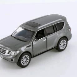 Nissan Patrol Y62, Gray - Showcasts TM012024 - 1/36 Scale Diecast Model Toy Car
